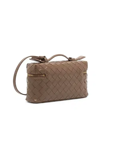 Bottega Veneta Women's Bang Bang Intrecciato Leather Crossbody Vanity Case Bag | Thumbnail 4