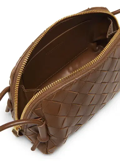 Bottega Veneta Women's Intrecciato Nappa Leather Pouch | Thumbnail 4 Bottega Veneta Women's Intrecciato Nappa Leather Pouch | Thumbnail 4