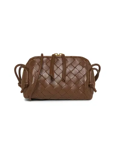 Bottega Veneta Women's Intrecciato Nappa Leather Pouch | Thumbnail 1 Bottega Veneta Women's Intrecciato Nappa Leather Pouch | Thumbnail 1