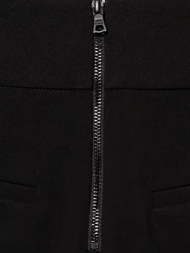ALICE + OLIVIA Women's Donald High-Rise Shorts - Black | Thumbnail 7