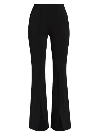 ALICE + OLIVIA Women's Emiko Super Skinny Flare Pants - Black | Thumbnail 1