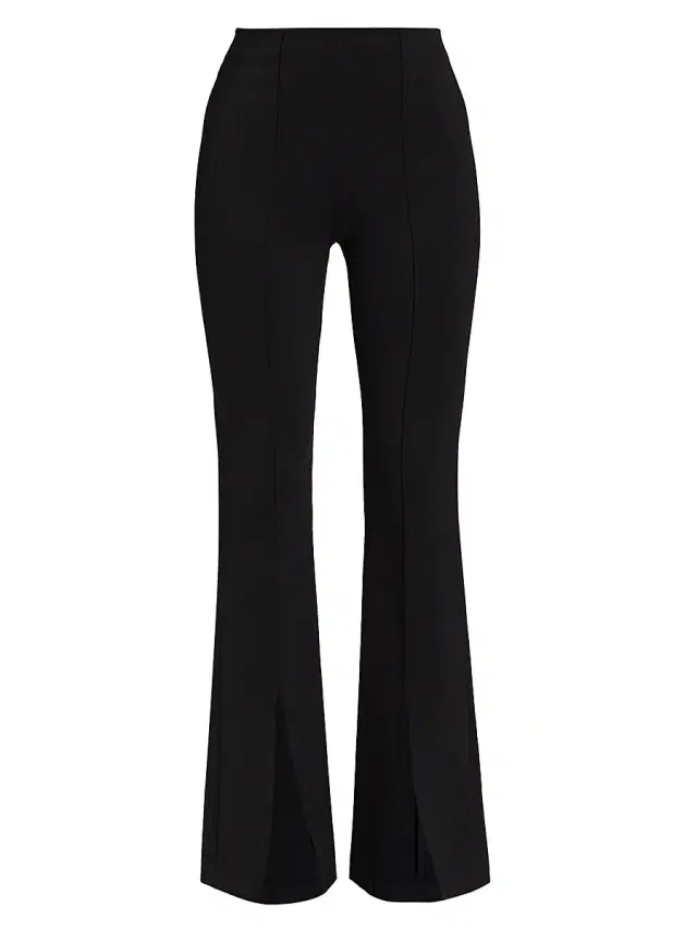 ALICE + OLIVIA Women's Emiko Super Skinny Flare Pants - Black