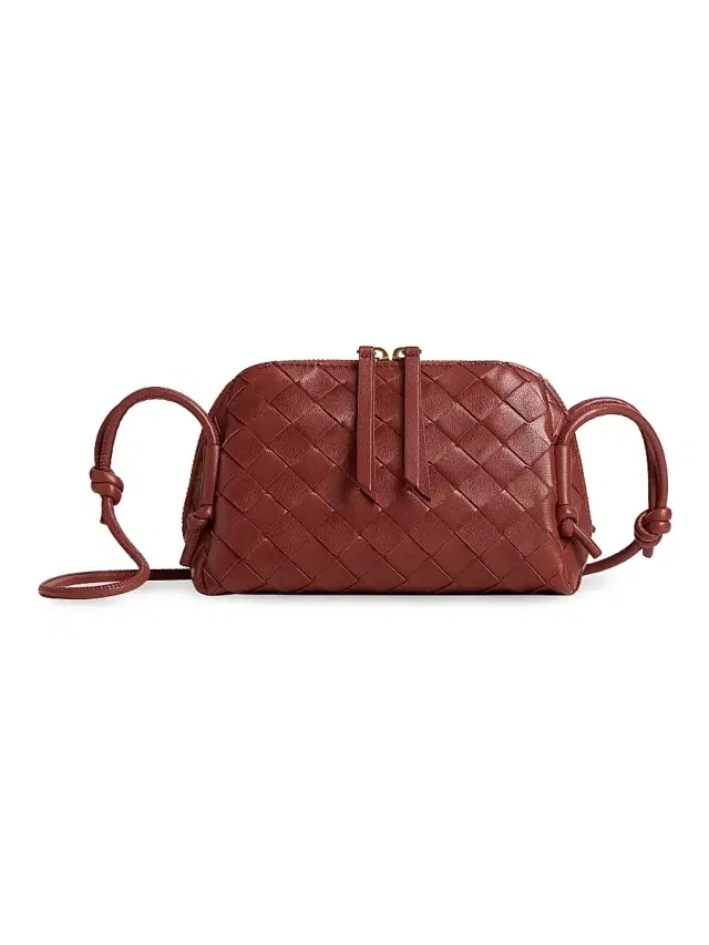 Bottega Veneta Women's Intrecciato Nappa Leather Pouch - Sapele