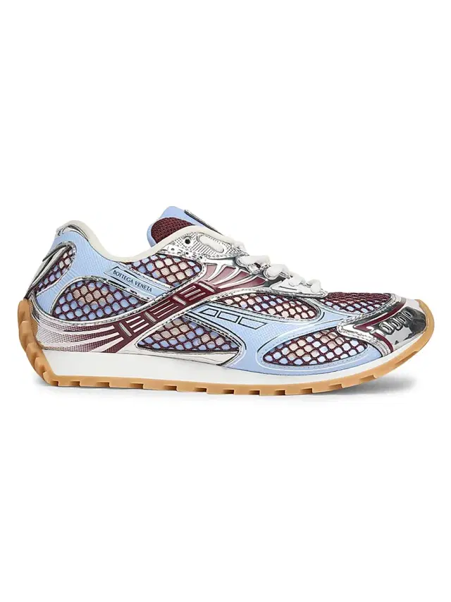 Bottega Veneta Women's Orbit Technical Mesh Sneakers - Blue Bell