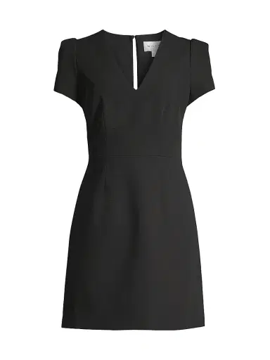 Milly Women's Cady Minidress - Black - Size 8 | Thumbnail 1 Milly Women's Cady Minidress - Black - Size 8 | Thumbnail 1