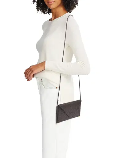Bottega Veneta Women's Intrecciato Leather Envelope Wallet-On-Chain Bag | Thumbnail 2