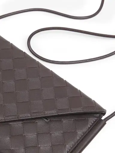 Bottega Veneta Women's Intrecciato Leather Envelope Wallet-On-Chain Bag | Thumbnail 6
