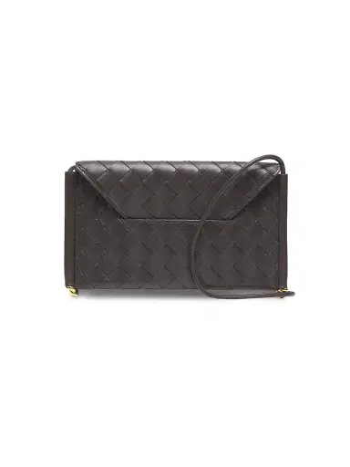 Bottega Veneta Women's Intrecciato Leather Envelope Wallet-On-Chain Bag | Thumbnail 1