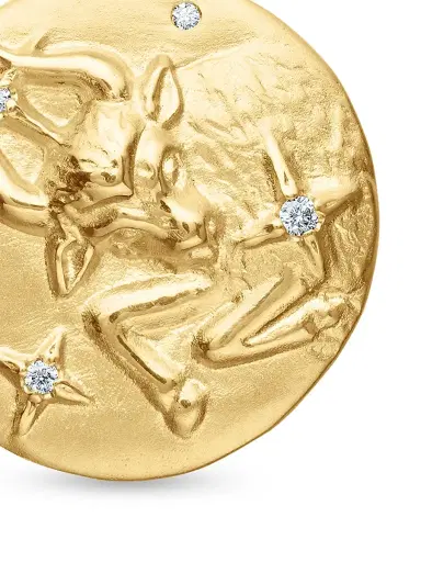 David Yurman Women's Zodiac Amulet in 18K Yellow Gold with Diamonds - Taurus | Thumbnail 5