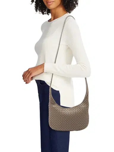 Bottega Veneta Women's Small Veneto Leather Crossbody Bag | Thumbnail 2 Bottega Veneta Women's Small Veneto Leather Crossbody Bag | Thumbnail 2