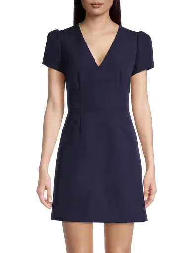Milly Women's Cady Minidress - Navy - Size 12 | Thumbnail 3 Milly Women's Cady Minidress - Navy - Size 12 | Thumbnail 3