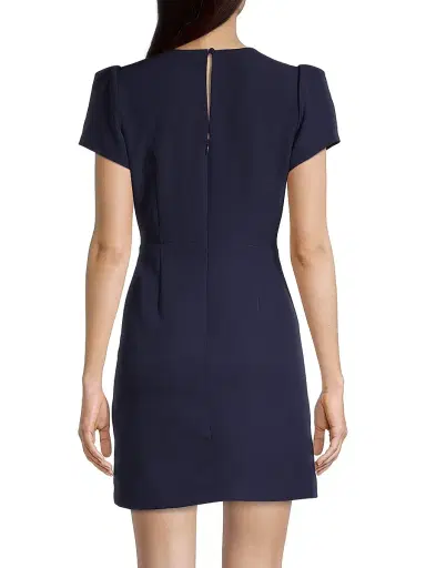 Milly Women's Cady Minidress - Navy - Size 12 | Thumbnail 5 Milly Women's Cady Minidress - Navy - Size 12 | Thumbnail 5