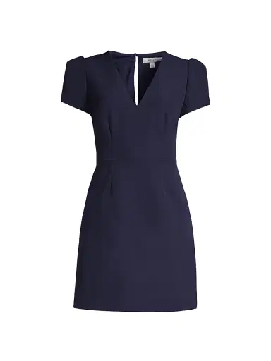 Milly Women's Cady Minidress - Navy - Size 12 | Thumbnail 1 Milly Women's Cady Minidress - Navy - Size 12 | Thumbnail 1