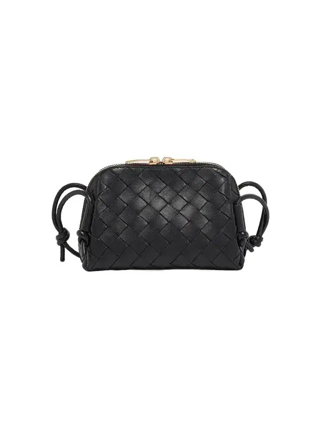 Bottega Veneta Women's Intrecciato Nappa Leather Pouch - Black