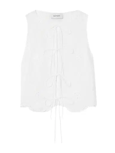 Matteau Scalloped Broderie Anglaise Cotton Top | Thumbnail 1
