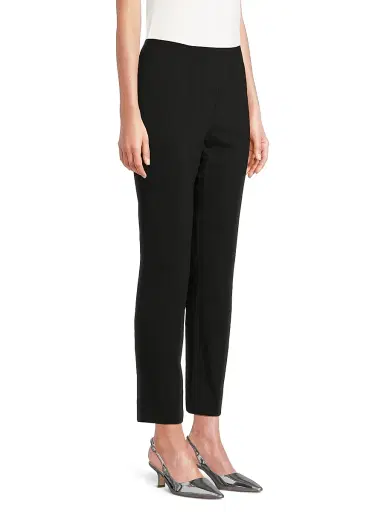 Misook Women's Nia Stretch Slim-Fit Pants - Black - Size XL | Thumbnail 4