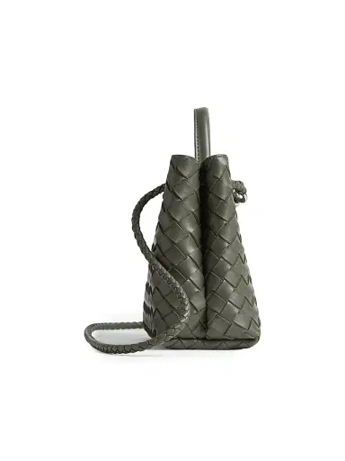 Bottega Veneta Women's Andiamo Intrecciato Leather Top-Handle Bag - Pickle | Thumbnail 7