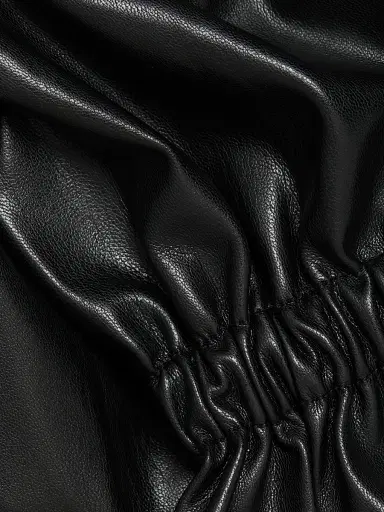 Cinq à Sept Women's Holly Faux Leather Puff-Sleeve Jacket | Thumbnail 7 Cinq à Sept Women's Holly Faux Leather Puff-Sleeve Jacket | Thumbnail 7