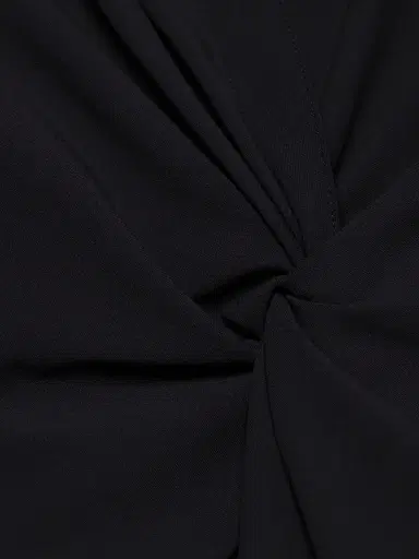 Cinq à Sept Women's McKenna Knot-Front Shirtdress - Black - Size 14 | Thumbnail 7 Cinq à Sept Women's McKenna Knot-Front Shirtdress - Black - Size 14 | Thumbnail 7