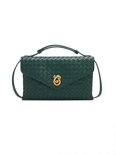 Bottega Veneta Women's Knot Lock Intrecciato Leather Top Handle Bag | Thumbnail 1 Bottega Veneta Women's Knot Lock Intrecciato Leather Top Handle Bag | Thumbnail 1
