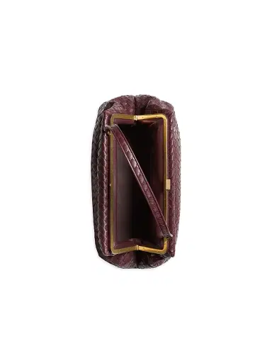 Bottega Veneta Women's 1998 Intrecciato Leather Top Handle Frame Bag | Thumbnail 3 Bottega Veneta Women's 1998 Intrecciato Leather Top Handle Frame Bag | Thumbnail 3