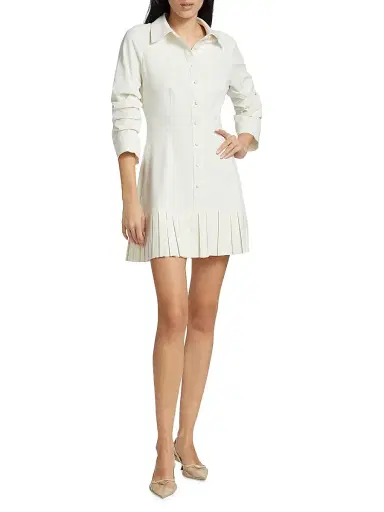 Cinq à Sept Women's Lucilla Minidress - Ivory - Size 14 | Thumbnail 2 Cinq à Sept Women's Lucilla Minidress - Ivory - Size 14 | Thumbnail 2