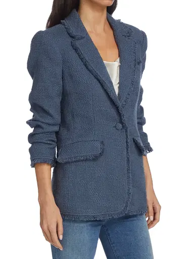 Cinq à Sept Women's Khloe Boucle Blazer | Thumbnail 4 Cinq à Sept Women's Khloe Boucle Blazer | Thumbnail 4