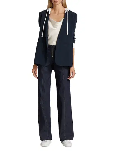 Cinq à Sept Women's Khloe Hooded Blazer | Thumbnail 2 Cinq à Sept Women's Khloe Hooded Blazer | Thumbnail 2