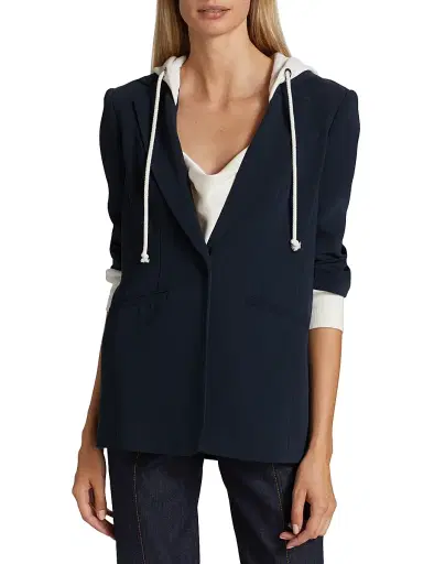 Cinq à Sept Women's Khloe Hooded Blazer | Thumbnail 3 Cinq à Sept Women's Khloe Hooded Blazer | Thumbnail 3