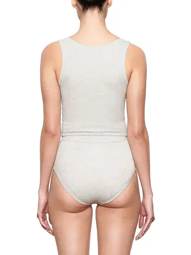 Skims Women's Cotton Rib Tank - Light Heather Grey - Size XXXXL | Thumbnail 5 Skims Women's Cotton Rib Tank - Light Heather Grey - Size XXXXL | Thumbnail 5