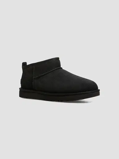 UGG Women's Classic Ultra Mini Sheepskin Ankle Boots - Black - Size 11 | Thumbnail 2 UGG Women's Classic Ultra Mini Sheepskin Ankle Boots - Black - Size 11 | Thumbnail 2