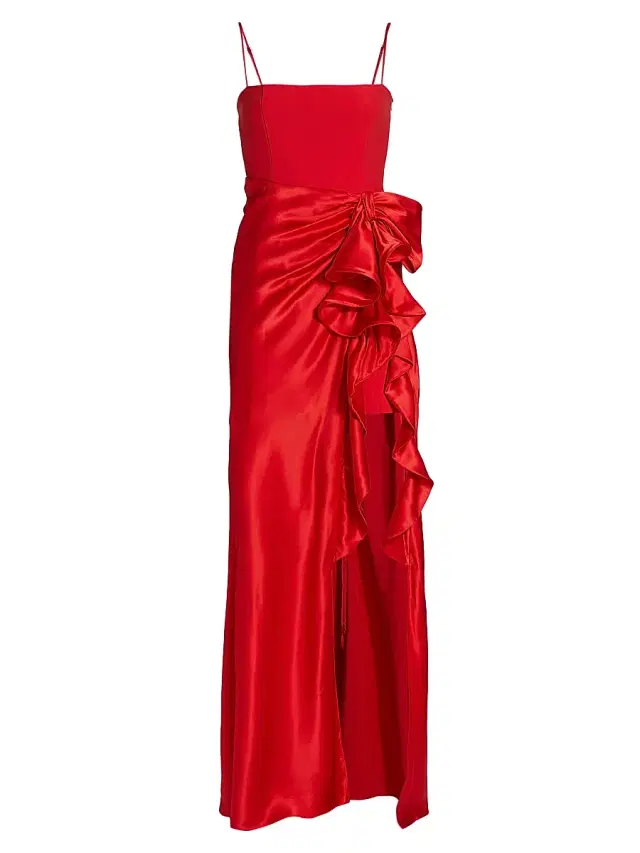 Cinq à Sept Women's Drina Sleeveless Gown - Pimento Red