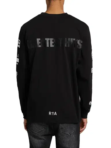 RTA Men's Greatest Hits Long-Sleeve T-Shirt - Black | Thumbnail 5 RTA Men's Greatest Hits Long-Sleeve T-Shirt - Black | Thumbnail 5