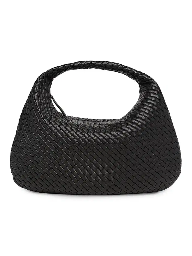 Bottega Veneta Women's Veneta Padded Intrecciato Leather Shoulder Bag - Espresso Brass