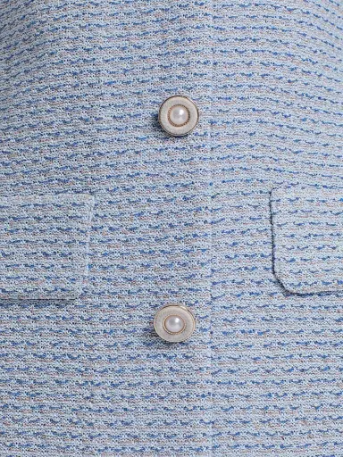 Misook Women's Tweed Knit Sheath Knee-Length Dress - Powder Blue Aegean Biscotti - Size XXL | Thumbnail 7 Misook Women's Tweed Knit Sheath Knee-Length Dress - Powder Blue Aegean Biscotti - Size XXL | Thumbnail 7