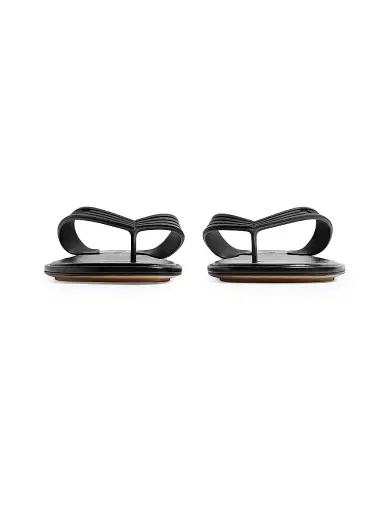 Bottega Veneta Men's Sampieri Logo Slip-On Sandals - Black - Size 13 | Thumbnail 4 Bottega Veneta Men's Sampieri Logo Slip-On Sandals - Black - Size 13 | Thumbnail 4