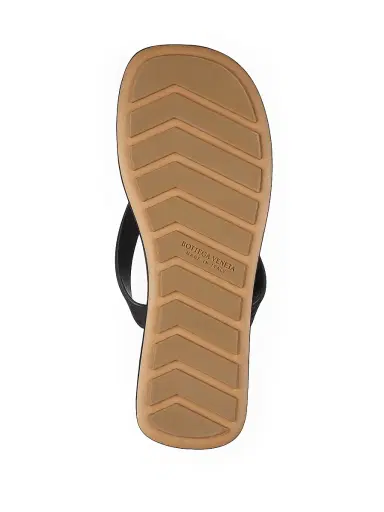 Bottega Veneta Men's Sampieri Logo Slip-On Sandals - Black - Size 13 | Thumbnail 5 Bottega Veneta Men's Sampieri Logo Slip-On Sandals - Black - Size 13 | Thumbnail 5