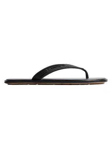 Bottega Veneta Men's Sampieri Logo Slip-On Sandals - Black - Size 13 | Thumbnail 1 Bottega Veneta Men's Sampieri Logo Slip-On Sandals - Black - Size 13 | Thumbnail 1