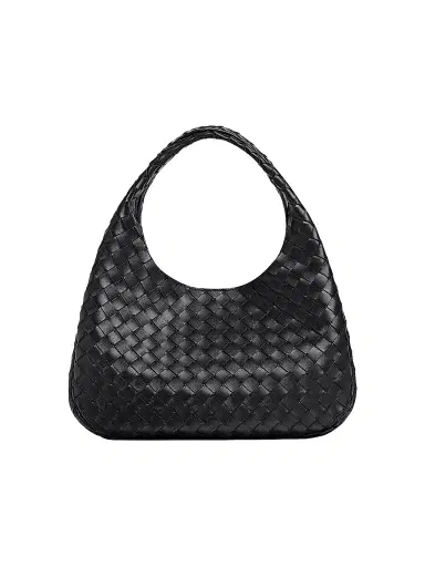 Bottega Veneta Women's Medium Campana Intrecciato Leather Shoulder Bag | Thumbnail 1 Bottega Veneta Women's Medium Campana Intrecciato Leather Shoulder Bag | Thumbnail 1