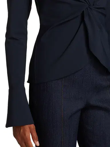 Cinq à Sept Women's Mckenna Twist-Front Blouse | Thumbnail 6