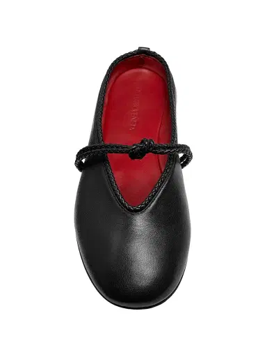 Bottega Veneta Women's Lucia Leather Ballerina Mules - Black - Size 10.5 | Thumbnail 3 Bottega Veneta Women's Lucia Leather Ballerina Mules - Black - Size 10.5 | Thumbnail 3