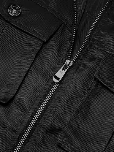 Cinq à Sept Women's Holly Puff-Sleeve Utility Jacket - Black - Size XL | Thumbnail 7 Cinq à Sept Women's Holly Puff-Sleeve Utility Jacket - Black - Size XL | Thumbnail 7