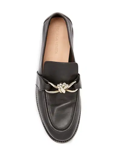 Bottega Veneta Men's Astaire Knot Leather Loafers | Thumbnail 4 Bottega Veneta Men's Astaire Knot Leather Loafers | Thumbnail 4