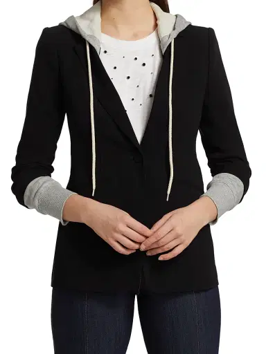 Cinq à Sept Women's Khloe Hooded Blazer | Thumbnail 3 Cinq à Sept Women's Khloe Hooded Blazer | Thumbnail 3