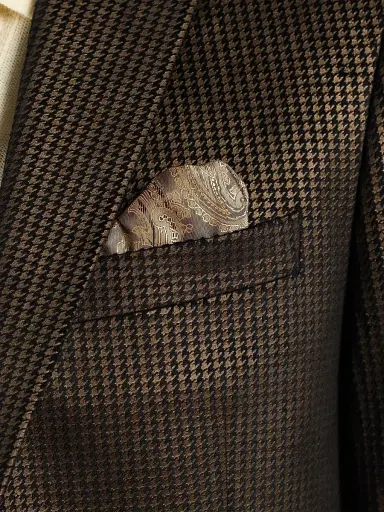 Robert Graham Men's Colden Houndstooth Sportcoat - Camel - Size 40 | Thumbnail 5