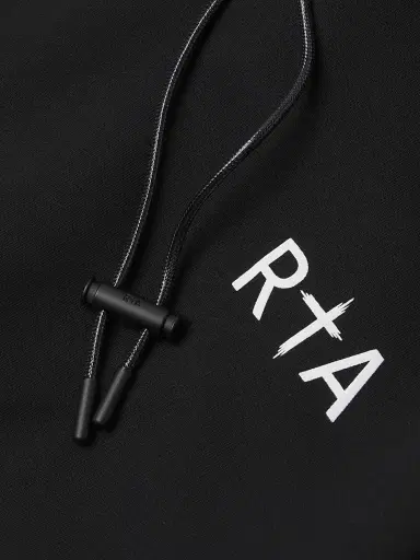 RTA Men's Dion Cross Cotton Hoodie - Black White Cross - Size Small | Thumbnail 6 RTA Men's Dion Cross Cotton Hoodie - Black White Cross - Size Small | Thumbnail 6