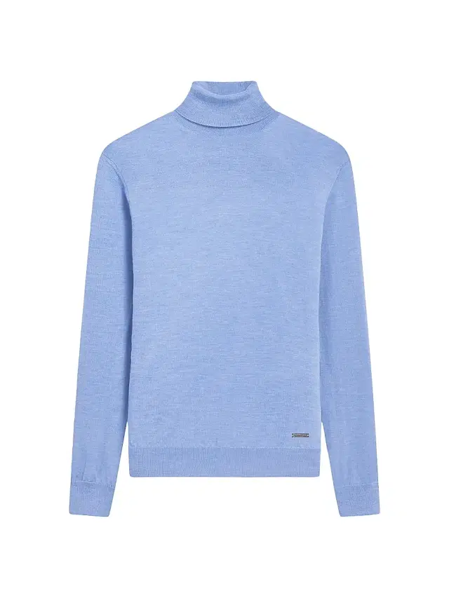 Men's Sawyer Turtleneck Sweater - Air Blue