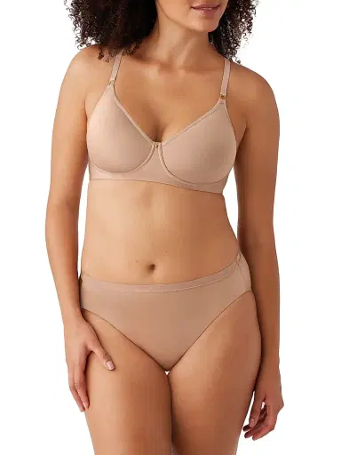 Wacoal Women's Simply Done Wire Free Spacer T-Shirt Bra - Roebuck | Thumbnail 2