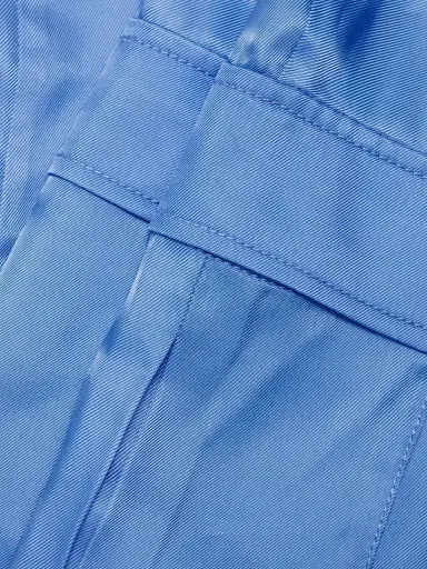 Cinq à Sept Women's Giles Twill Cargo Joggers - Cobalt Wave | Thumbnail 7