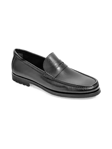 To Boot New York Men's Belfast Leather Penny Loafers - Nero - Size 16 | Thumbnail 2 To Boot New York Men's Belfast Leather Penny Loafers - Nero - Size 16 | Thumbnail 2